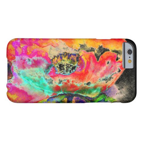 Elegant abstract floral Poppy watercolor  Barely There iPhone 6 Case