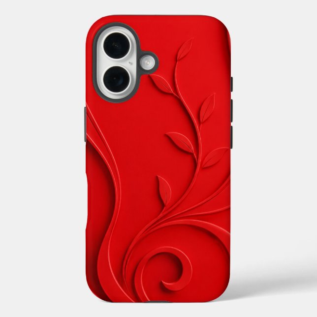 Elegant Abstract Floral Premium Stylish Case-Mate iPhone Case (Back)