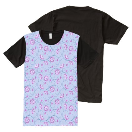 Elegant Abstract Flowers 10 All-Over-Print T-Shirt