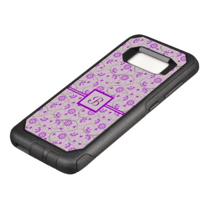 Elegant Abstract Flowers 4 OtterBox Commuter Samsung Galaxy S8 Case
