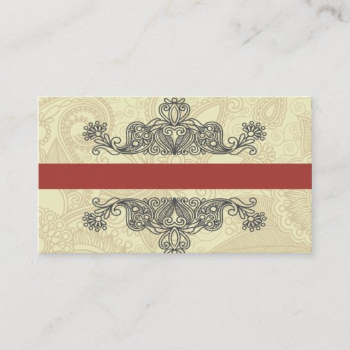 Customizable elegant abstract formal style business card temp