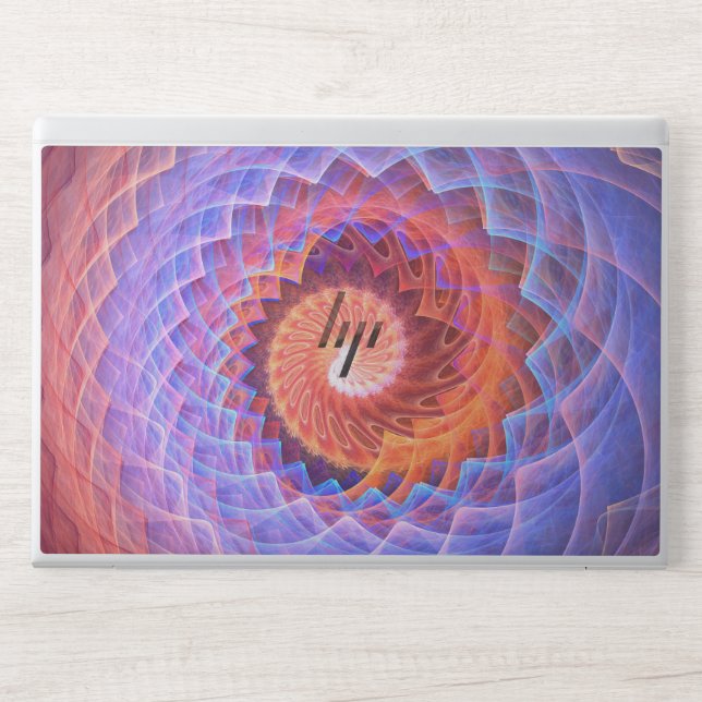 Elegant Abstract Fractal Art  HP Laptop Skin (Front)