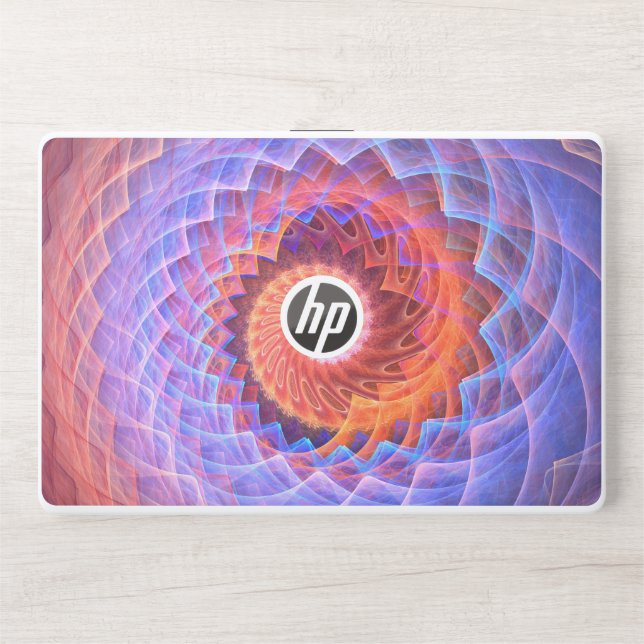 Elegant Abstract Fractal Art  HP Laptop Skin (Front)