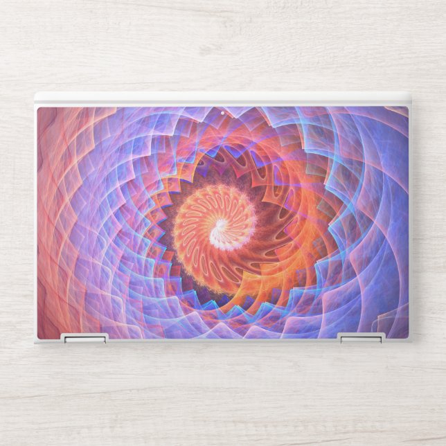 Elegant Abstract Fractal Art  HP Laptop Skin (Front)