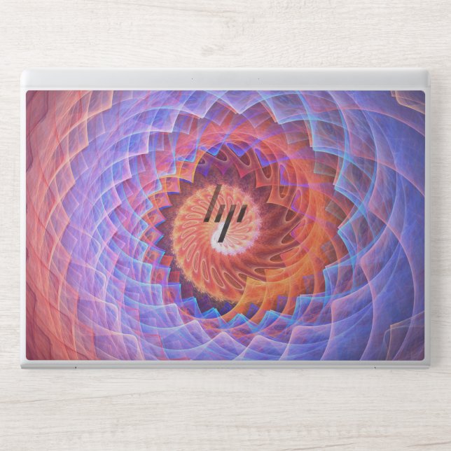 Elegant Abstract Fractal Art  HP Laptop Skin (Front)