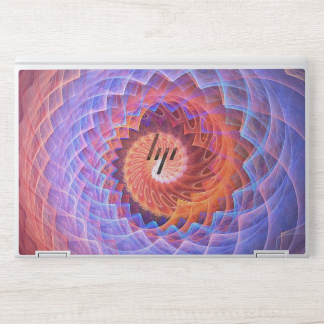Elegant Abstract Fractal Art  HP Laptop Skin (Front)