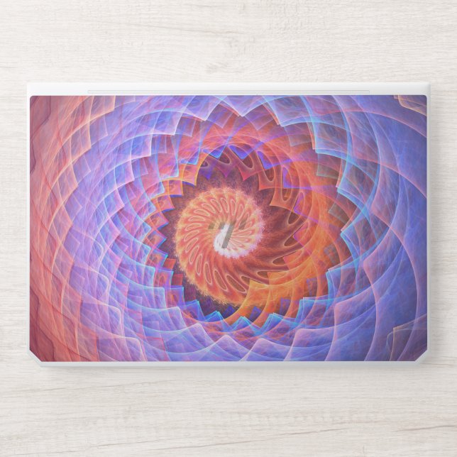 Elegant Abstract Fractal Art  HP Laptop Skin (Front)