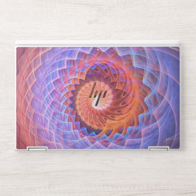 Elegant Abstract Fractal Art  HP Laptop Skin (Front)