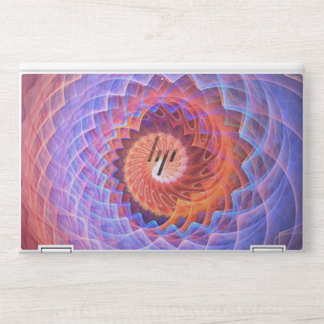 Elegant Abstract Fractal Art  HP Laptop Skin (Front)