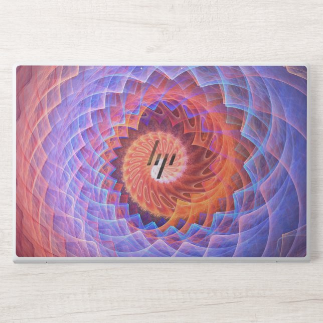 Elegant Abstract Fractal Art  HP Laptop Skin (Front)