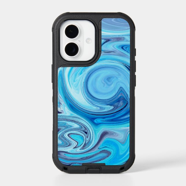 elegant abstract marble pattern  otterbox iPhone case (Back)