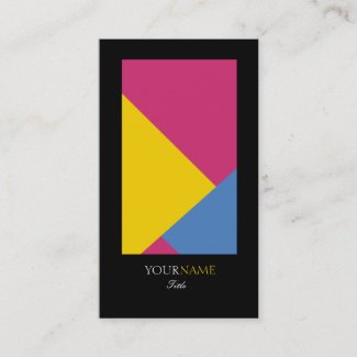 Elegant Abstract Modern Geometric Black Border