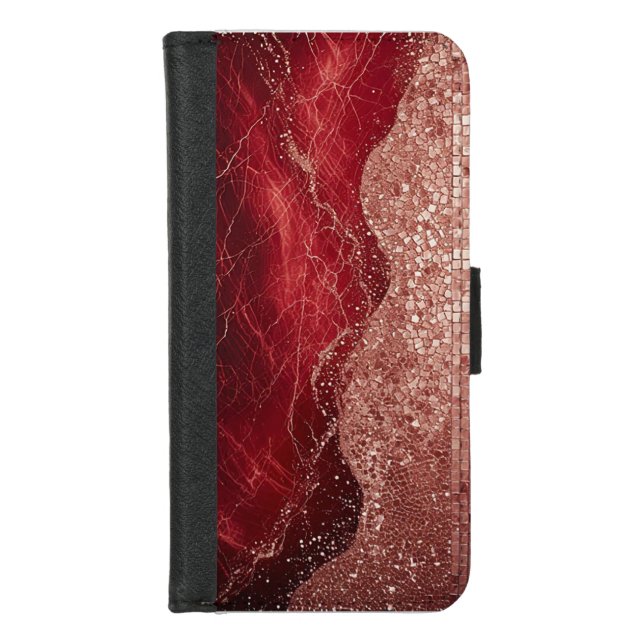Elegant Abstract Painting iPhone Wallet Case (Front)