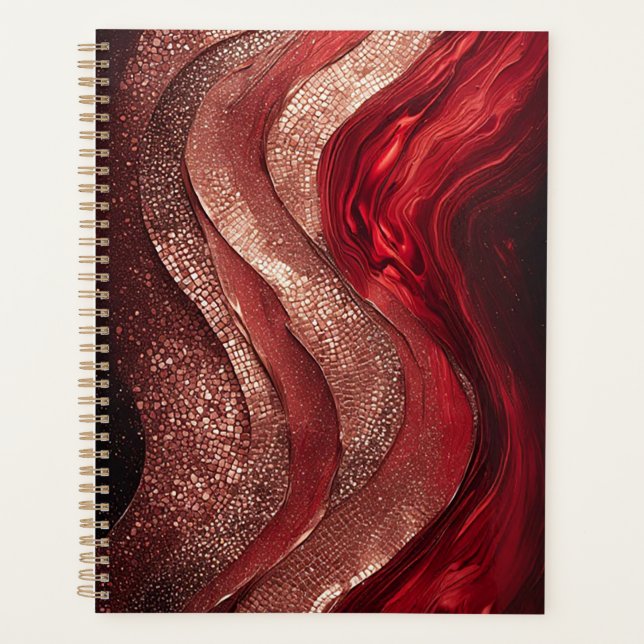 Elegant Abstract Painting Planner (Front)