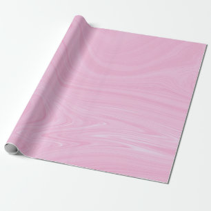 Elegant Abstract Pink Liquid Marble Artwork Wrapping Paper