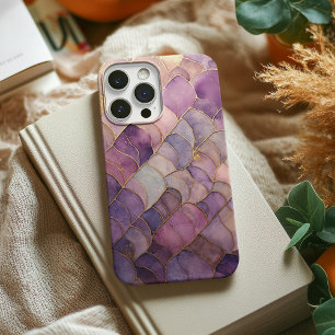 Elegant Abstract Purple Watercolor Case-Mate iPhone 14 Pro Max Case