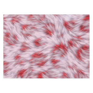 Elegant Abstract Soft Fluffy Fur Pattern   Tablecloth