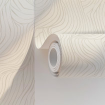 Elegant Abstract Waves Wallpaper Peel & Stick