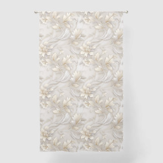 Elegant Acanthus Sheer Curtains