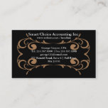 Elegant Accounting Business Card at Zazzle