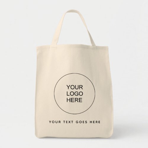 Elegant Add Business Company Logo Modern Tote Bag