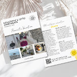 Elegant Add Your Logo Photo Grid QR Code Promo Flyer<br><div class="desc">Promote your business or destination with this elegant Romantic Vacation Travel Flyer Template. Designed with a clean and modern layout, this customizable flyer features space for your logo, images, and contact details, making it easy to highlight your vacation packages, travel services, or apartment rentals. The front design includes a large...</div>