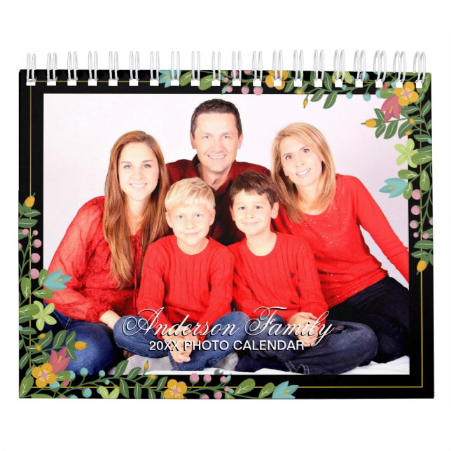Elegant Add Your Own Photo 2-Page 2026 Calendar (Cover)