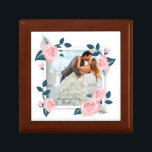 Elegant Add Your Own Photo Wedding Gift Box<br><div class="desc">For further customization,  please click the "Customize" button and use our design tool to modify this template. If the options are available,  you may change text and image by simply clicking on "Edit/Remove Text or Image Here" and add your own. Designed by Freepik.</div>