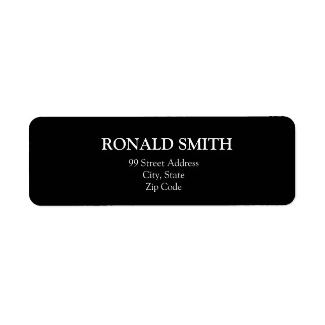 Elegant Address Labels (Front)