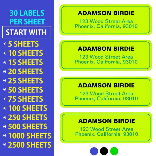 Elegant Address Stickers for Mail (Green Labels) (Personalized return address stickers
Durable green labels
Sophisticated mailing solutions
)