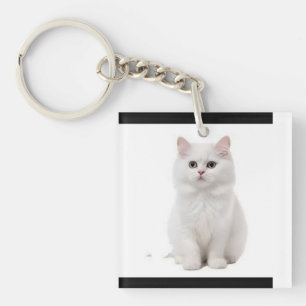 Elegant & Adorable Feline Accessory Keychain