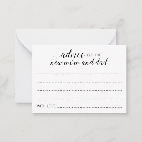 Elegant Advice For The New Mom Dad Baby Shower Elegant Advice For The New Mom Dad Baby Shower