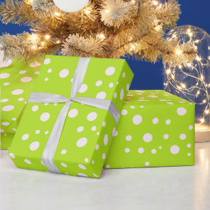 Elegant Aesthetic Green Gift Wrapping Paper Roll