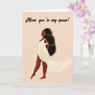 Elegant African American Mother's Day Card
