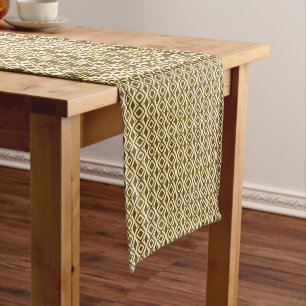 Elegant African-Inspired Short Table Runner