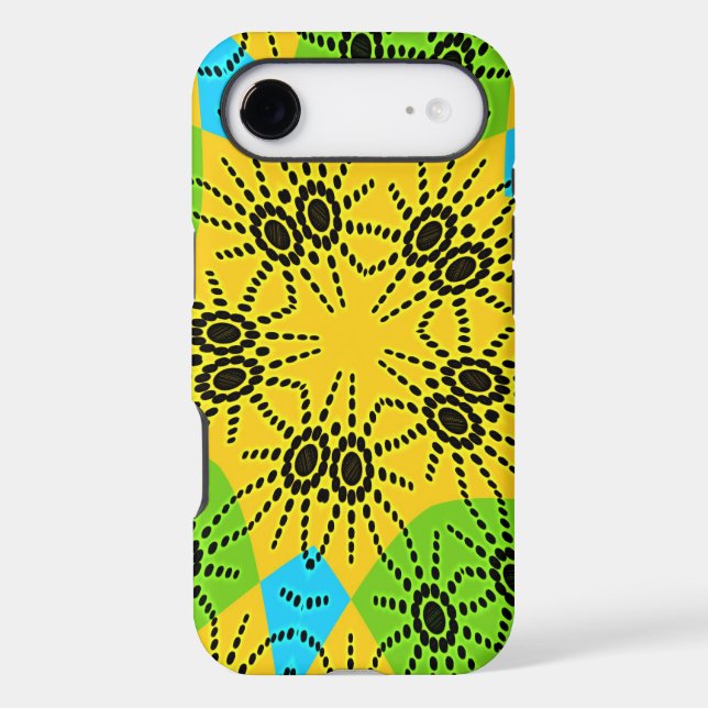 Elegant African-Inspired Spider Traditional Motif  Case-Mate iPhone Case (Back)