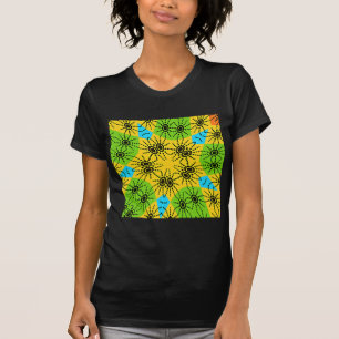 Elegant African-Inspired Spider Traditional Motif  T-Shirt
