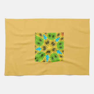 Elegant African-Inspired Spider Traditional Motif Towel