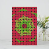 Elegant African Lovely Woven vector print pattern (Standing Front)