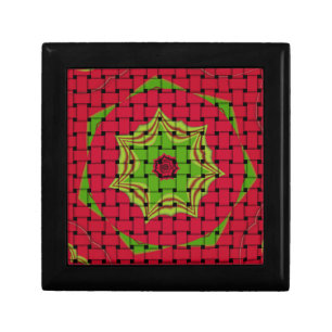 Elegant African Lovely Woven vector print pattern  Gift Box