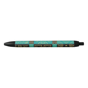 Elegant African Tribal Geometric Pattern Pen