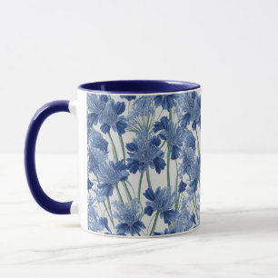 Elegant Agapanthus Floral Mug