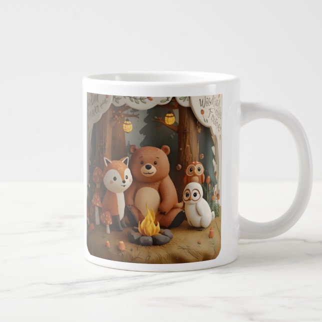 Elegant AI-Generated Mug Design – Unique Artistic  (Right)