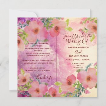 Elegant All In One Elegant Watercolor Flyer by CustomizePersonalize at Zazzle