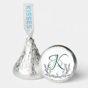 elegant alphabet letter K lavender eucalyptus Hershey®'s Kisses®