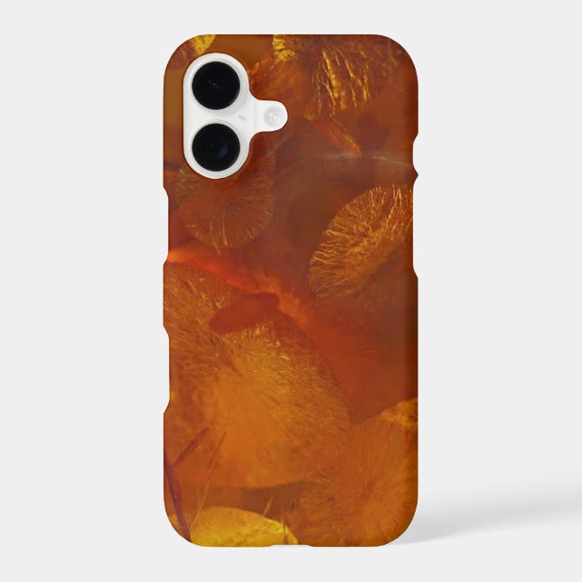 Elegant amber pattern iphone case (Back)