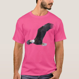 Elegant American Bald Eagle In Flight Photo Portra T-Shirt