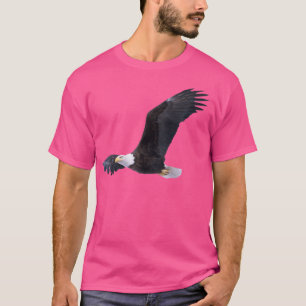 Elegant American Bald Eagle In Flight Photo Portra T-Shirt