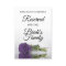 Elegant Amethyst Purple Rose Wedding Reserved