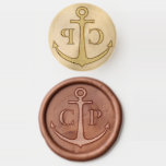 Elegant Anchor Monogram Wedding Wax Seal Stamp<br><div class="desc">Seal your love story with our Zazzle Wax Seal Stamp featuring a charming monogram anchor! This nautical-inspired stamp adds a touch of romance and a dash of seaside charm to your wedding envelopes. Elegant and personal, it's the perfect finishing touch for your invites. Make a lasting impression as you invite...</div>